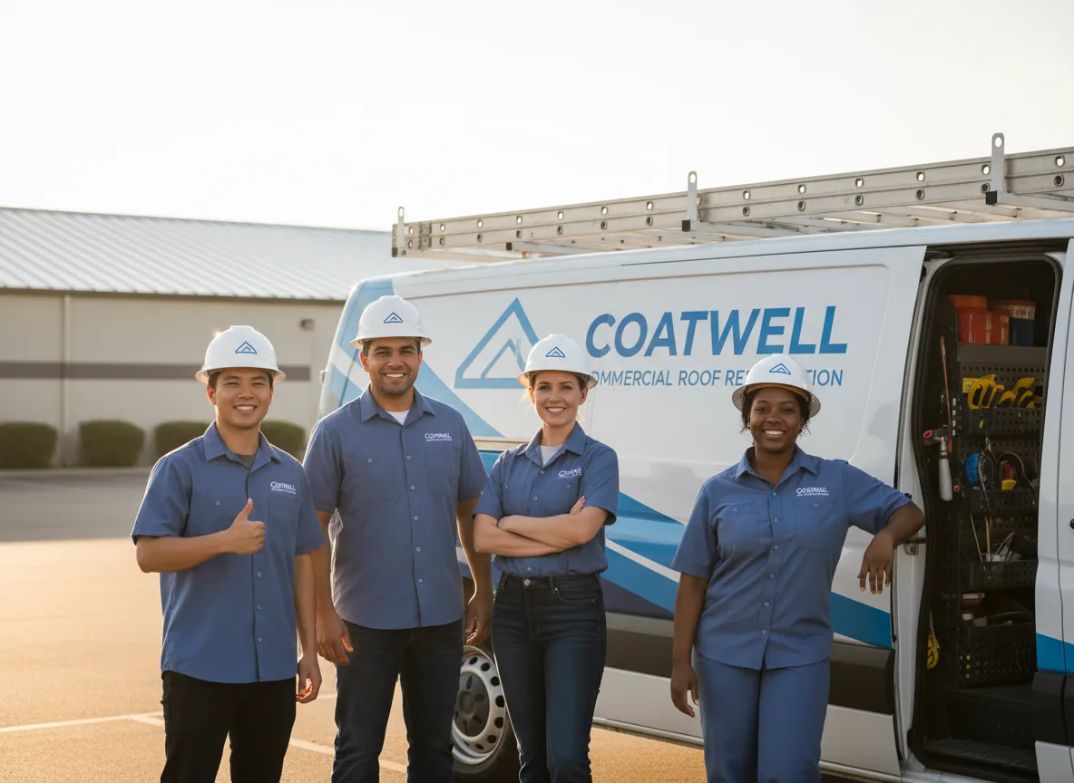 Commercial roof coating company in Leonville, LA